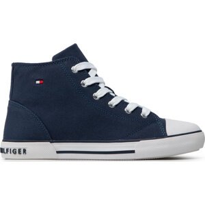 Plátěnky Tommy Hilfiger Higt Top Lace-Up T3X4-32209-0890 S Blue 800