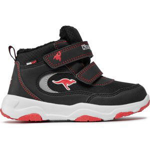 Kotníková obuv KangaRoos KS-Freezer V RTX 02221-000-5053 Jet Black/Fiery Red