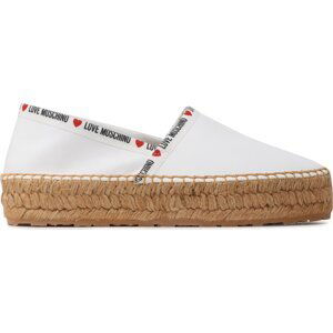 Espadrilky LOVE MOSCHINO JA10323G1GIA0100 Bianco