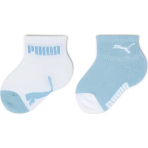Sada 2 párů dětských vysokých ponožek Puma Baby Mini Cats Lifestyle Sock 2P 935478 Barevná