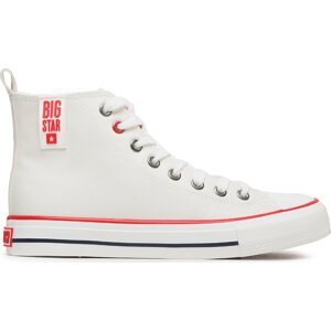 Plátěnky Big Star Shoes JJ274132 White/Red