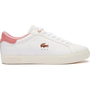 Sneakersy Lacoste Powercourt 747SFA0081 Wht/Lt Pnk 1Y9