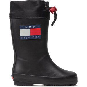 Holínky Tommy Hilfiger Rain Boot T3X6-30766-0047 M Black 999