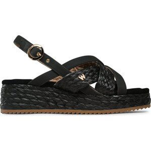 Espadrilky Wrangler Kim Raffia WL31555A Black 062