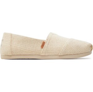 Espadrilky Toms Alpargata 10020656 Écru