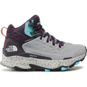 Trekingová obuv The North Face Vectiv Exploris Mid Futurelight Lthr NF0A5G3A32V1 Meld Grey/Dark Eggplant Purple