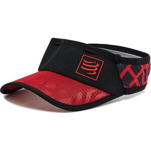 Kšilt Compressport Spiderweb Ultra Visor 18265 Červená