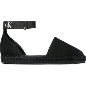 Espadrilky Calvin Klein Jeans Ankle Espadrille YW0YW01027 Black BDS