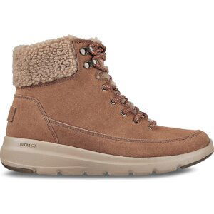 Polokozačky Skechers Glacial Ultra Woodlands 16677/BRN Brown Suede