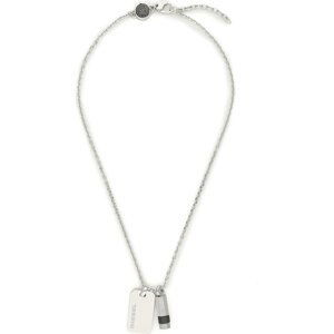 Náhrdelník Diesel Brave Armor Double Pendant DX1156040 Silver