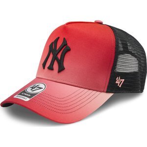 Kšiltovka 47 Brand Mlb New York Yankees Paradigm Mesh '47 Mvp Dt B-PDMDT17PTP-TR Torch Red