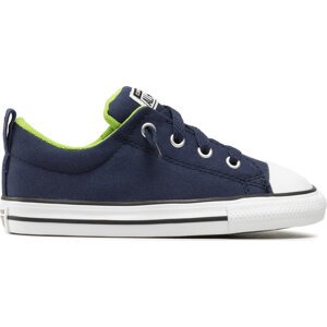 Plátěnky Converse Ctas Street Slip 770718C Midnight Navy/Bold Wasabi