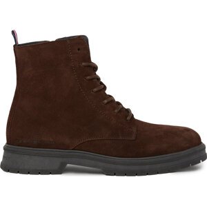 Kotníková obuv Tommy Hilfiger Hilfiger Core Suede Boot FM0FM04674 Cocoa GT6