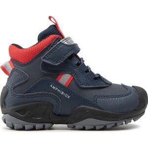 Kotníková obuv Geox J N.Savage B.B Abx B J261WB 0CEBU C0735 M Navy/Red