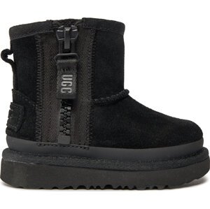 Sněhule Ugg T Classic Mini Ziper Tape Logo 1143699T Blk