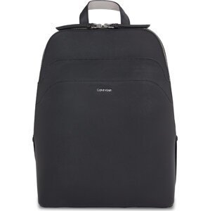 Batoh Calvin Klein Business Backpack Saffiano K60K611676 Ck Black/Sand Pebble BEH