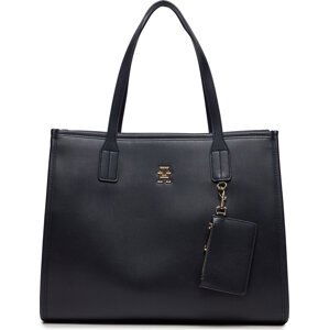 Kabelka Tommy Hilfiger City Summer Tote AW0AW14876 Tmavomodrá