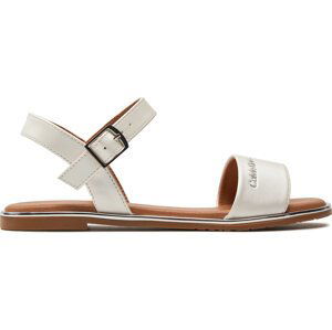 Sandály Calvin Klein Jeans Flat Sandal V3A2-80824-1688 S Off White 530