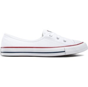 Plátěnky Converse Ctas Ballet Lace Slip 566774C White/Garnet/Navy