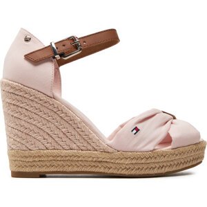 Espadrilky Tommy Hilfiger FW0FW04784 Růžová