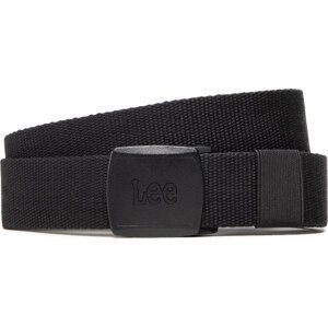 Pánský pásek Lee Logo Webbing Belt LP554201 112320609 Černá