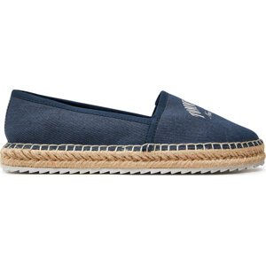 Espadrilky Tommy Jeans Tjw Varsity Espadrille EN0EN02470 Tmavomodrá