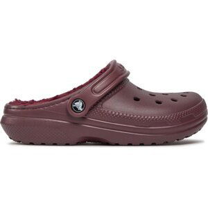 Nazouváky Crocs Crocs Classic Lined Clog 203591 Dark Cherry 6WD