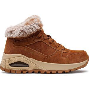 Polokozačky Skechers Uno Wintriness 167433/CSNT Chestnut