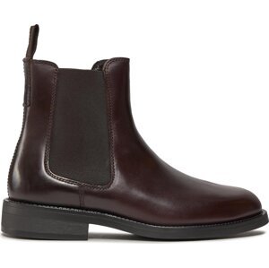 Kotníková obuv s elastickým prvkem Gant Rizmood Chelsea Boot 27651439 Dark Brown