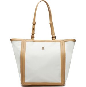 Kabelka Tommy Hilfiger Th Essential S Tote Cb AW0AW16415 Bílá