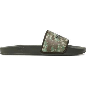 Nazouváky The North Face M Base Camp Slide Iii NF0A4T2RIYL1 Military Olive Stippled Camo Print/Tnf Black