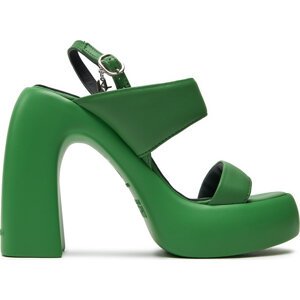 Sandály KARL LAGERFELD KL33724 Green Lthr