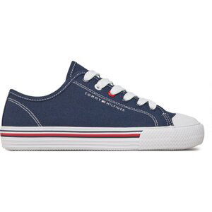 Plátěnky Tommy Hilfiger Low Cut Lace Up Sneaker T3X9-33324-0890 S Blue 800