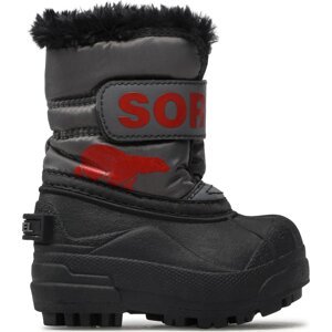 Sněhule Sorel Toddler Snow Commander NV1960 Quarry/Cherrybomb 052