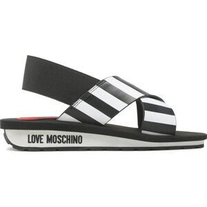 Sandály LOVE MOSCHINO JA16113G1GI4200A Černá