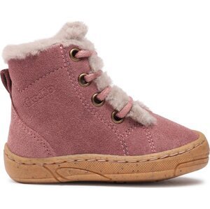 Kotníková obuv Froddo Minni Suede G2110125 M Pink 0