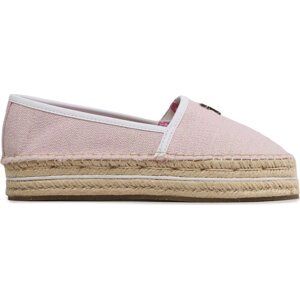 Espadrilky Tommy Hilfiger Th Woven Espadrille FW0FW07343 Růžová