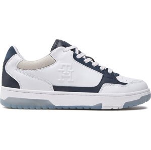 Sneakersy Tommy Hilfiger Th Basket Best Locker FM0FM04969 White YBS