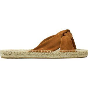 Espadrilky Pepe Jeans Siva Knot PLS90664 Hnědá