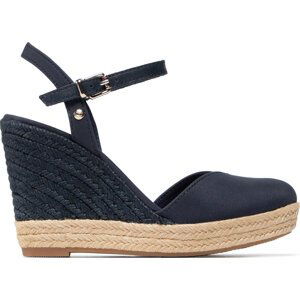 Espadrilky Tommy Hilfiger Basic Closed Toe High Wedge FW0FW04786 Desert Sky DW5