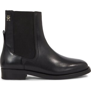 Polokozačky Tommy Hilfiger Elevated Essential Bootie FW0FW07483 Černá