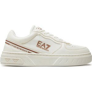 Sneakersy EA7 Emporio Armani X8X173 XK374 T821 Tr.Off Wht+Tan