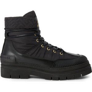 Turistická obuv Tommy Hilfiger Th Monogram Outdoor Boot FW0FW07502 Black BDS