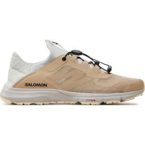 Trekingová obuv Salomon Amphib Bold 2 L47447100 White Pepper / Glacier Gray / Transparent Yellow