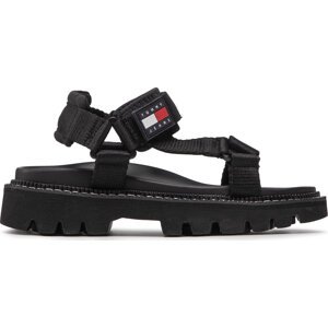 Sandály Tommy Jeans Chunky Sandal EN0EN01836 Black BDS