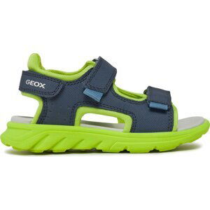 Sandály Geox J Sandal Airadyum Bo J45F1A 01550 C0749 S Navy/Lime