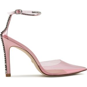 Sandály Stuart Weitzman Stuart Glam 100 Strappm SC002 Light Pink/Cotton Candy/Clear