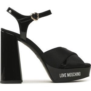 Sandály LOVE MOSCHINO JA1605CG1GIM100A Nero