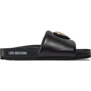 Nazouváky LOVE MOSCHINO JA28183G1IIE0000 Nero/Oro/Cry