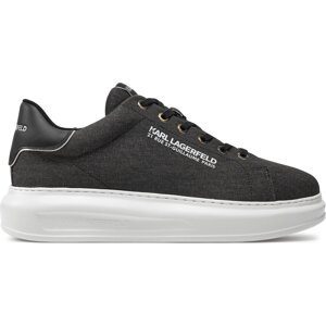 Sneakersy KARL LAGERFELD KL52519 Black Canvas 900